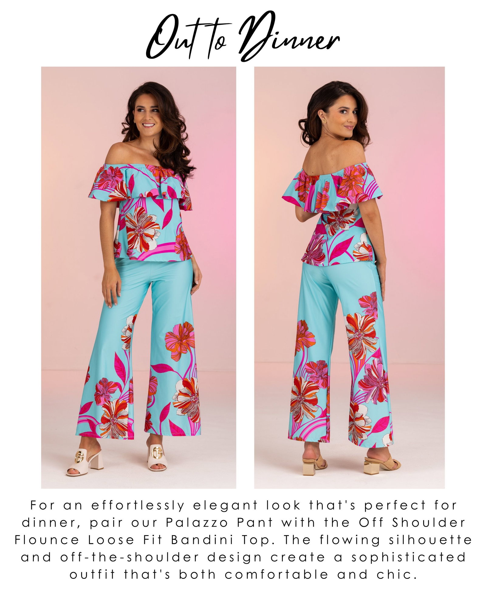 off shoulder bandini