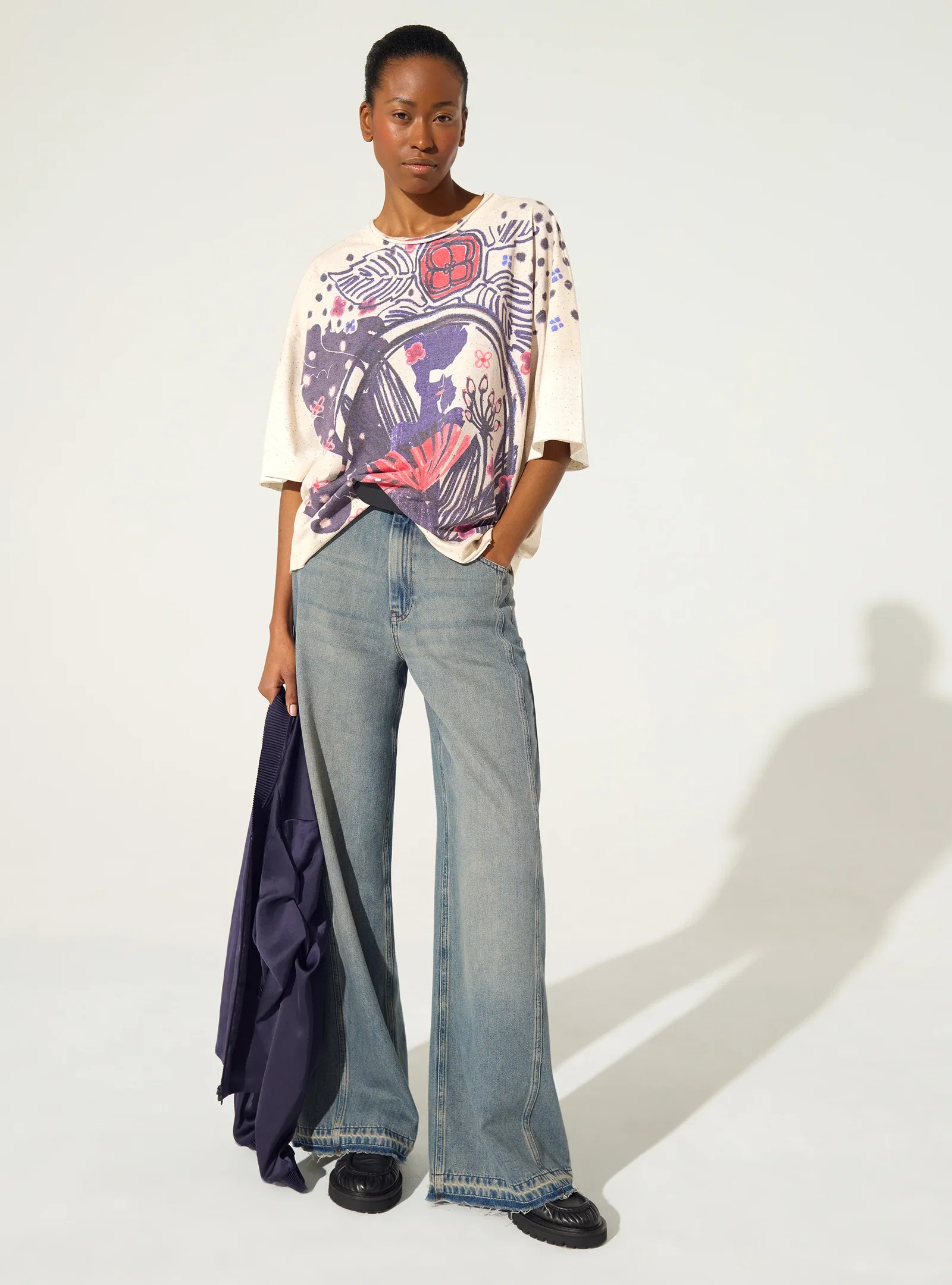 Image of T-Shirt sublimé violet