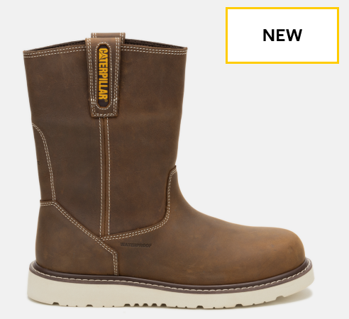 CAT Footwear - Reclaimer Wedge 10-inch Welly Steel Toe Waterproof Work Boot - Pyramid colorway.