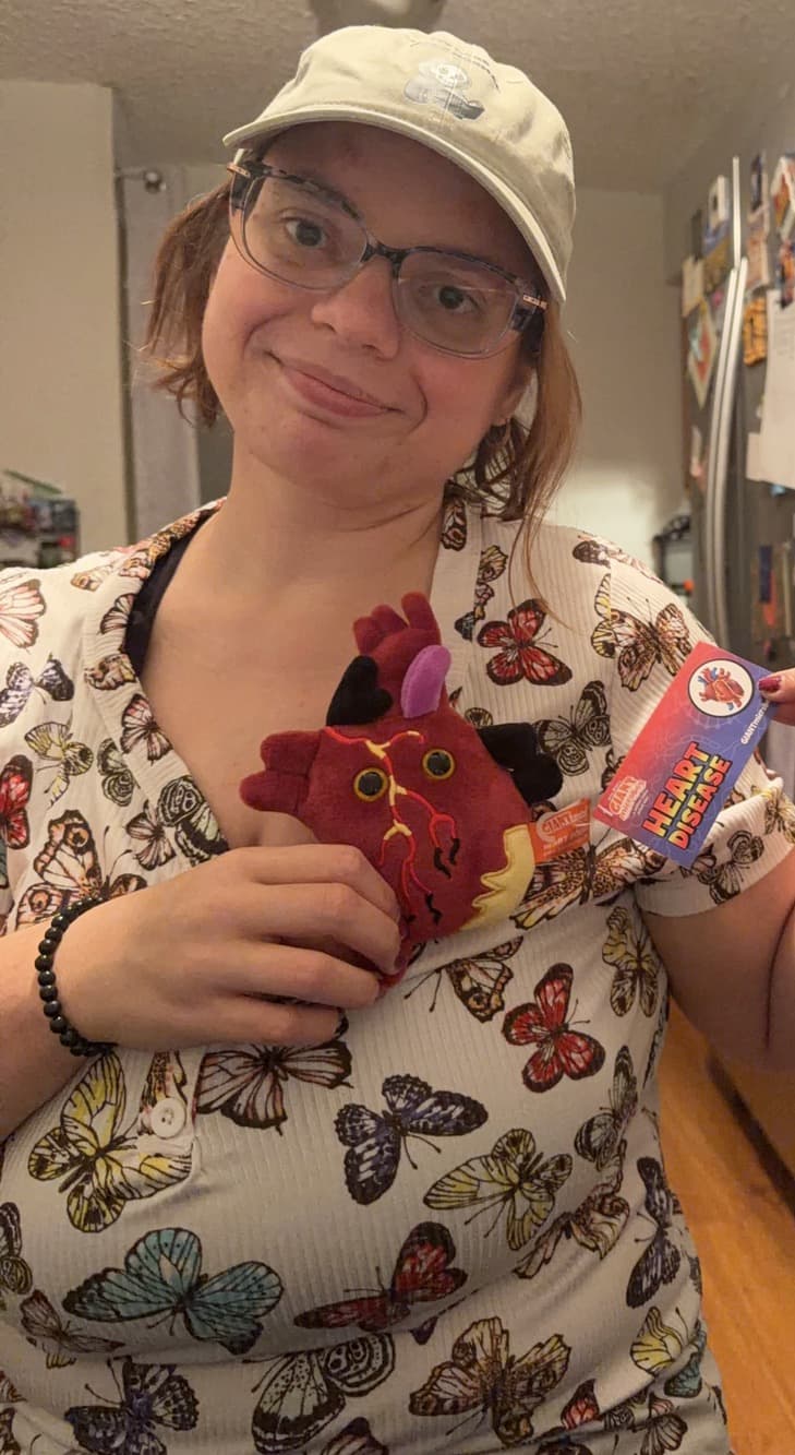 Holding Heart Disease plush