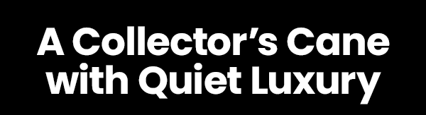 A Collector’s Cane with Quiet Luxury