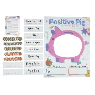 Image of Positive Pig Magnetic Classroom Reward System by Really Good Stuff LLC