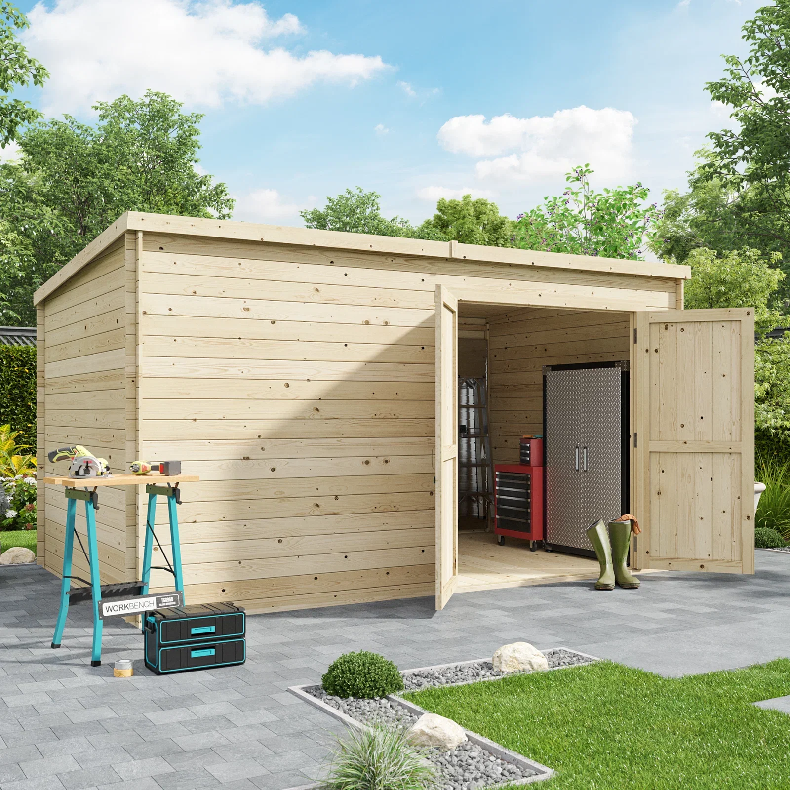 Image of BillyOh Pro Pent Log Cabin Shed