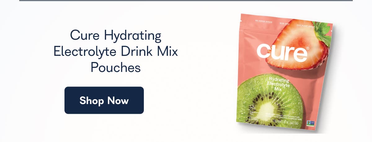 Cure Hydrating Electrolyte Drink Mix Pouches