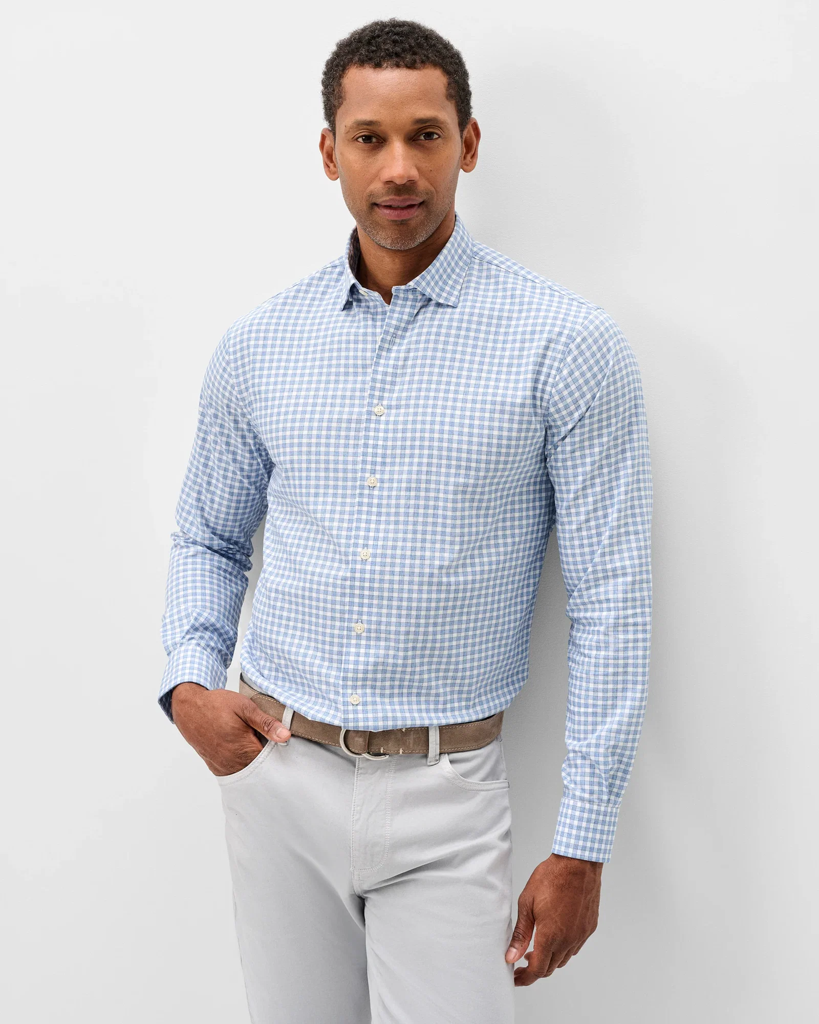 Image of Everyday Performance Button Down Shirt - Westwood Check