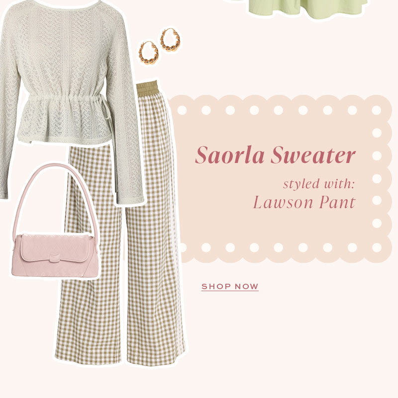 Saorla Lightweight Pointelle Sweater