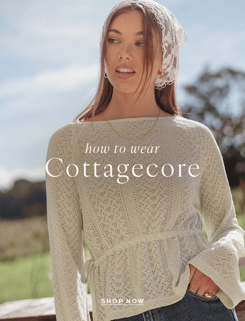 How to wear cottagecore.