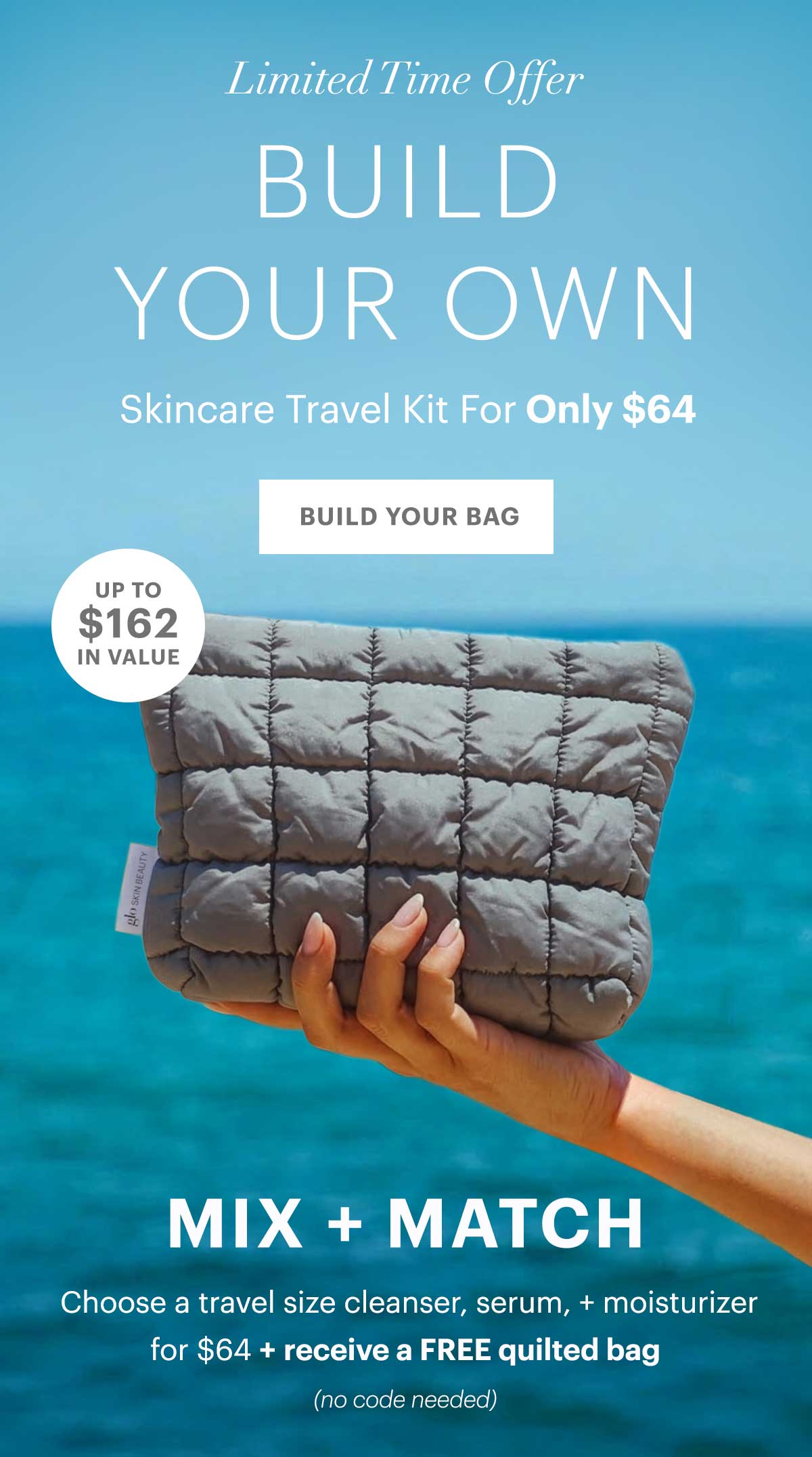 Limited Time Offer: Build Your Own Skincare Travel Kit for Only $64