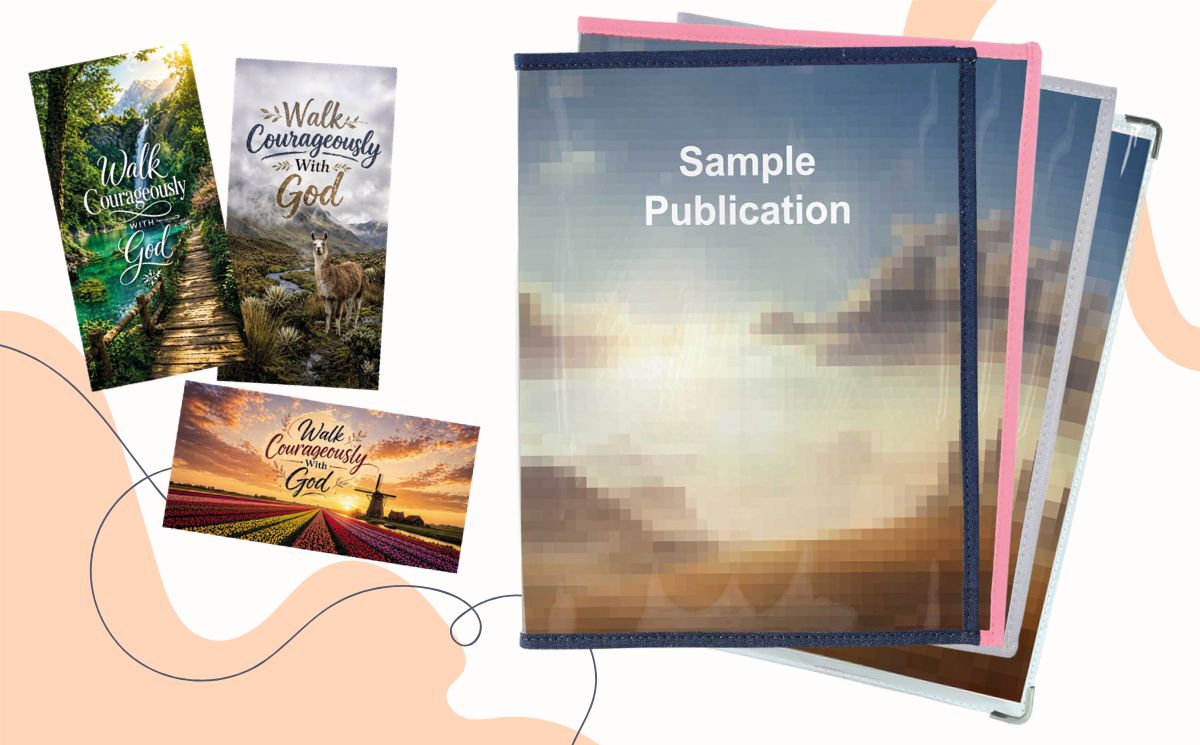 Book covers and bookmarks