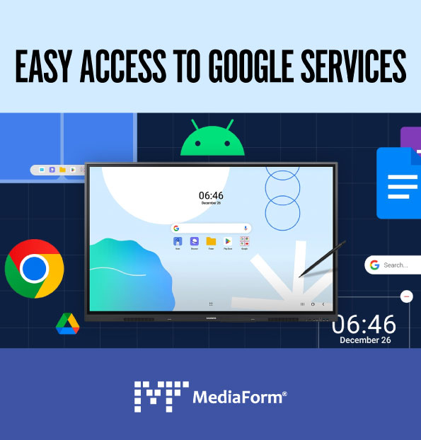 Easy access to Google Services
