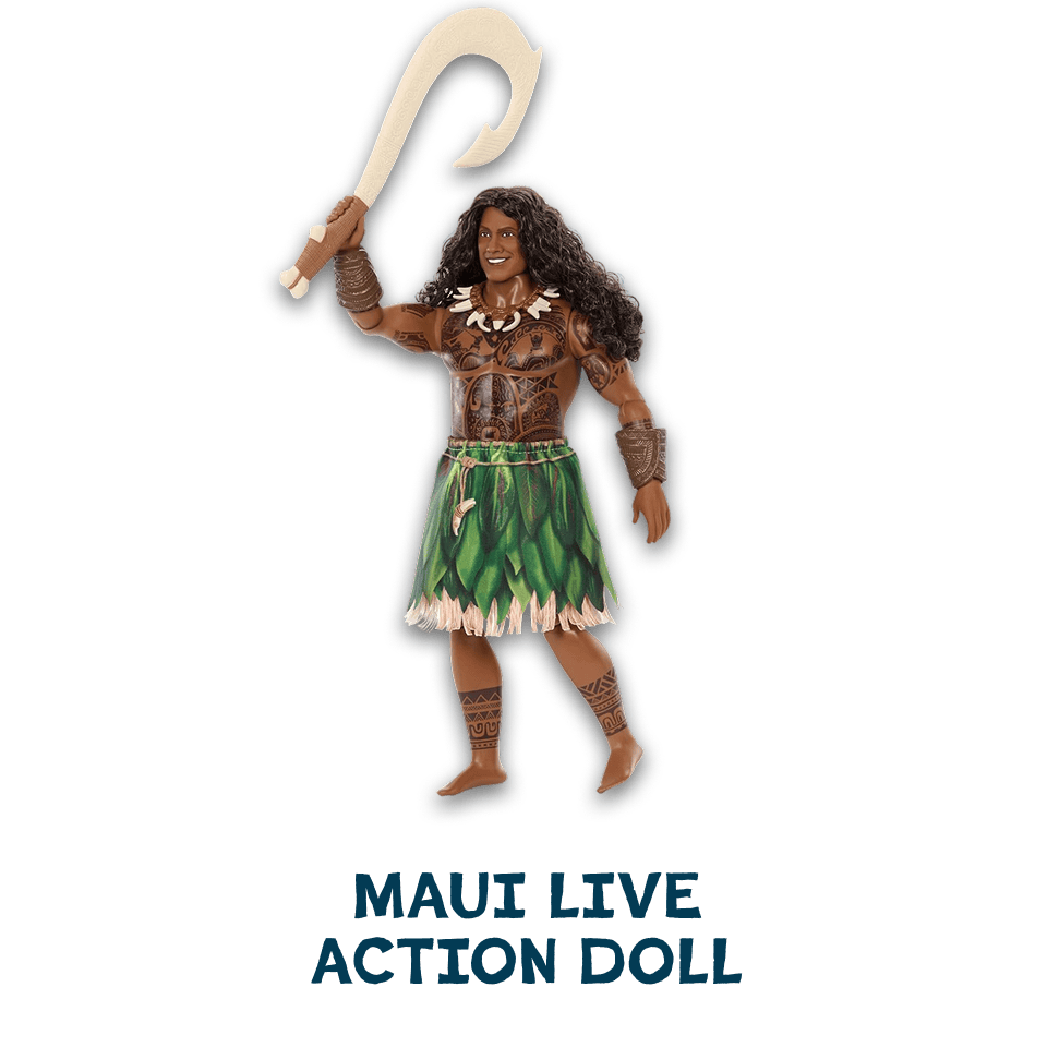 Maui Live Action Doll