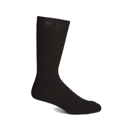 Simon Carter Made in Italy Cotton Socks Black - L 9-11