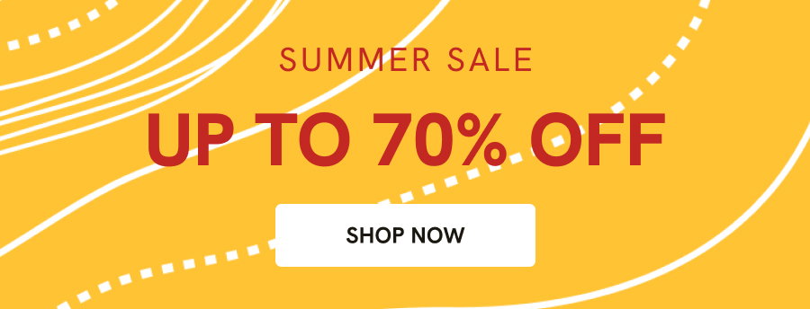 SUMMER SALE 70% OFF ALL SALE SHOP NOW