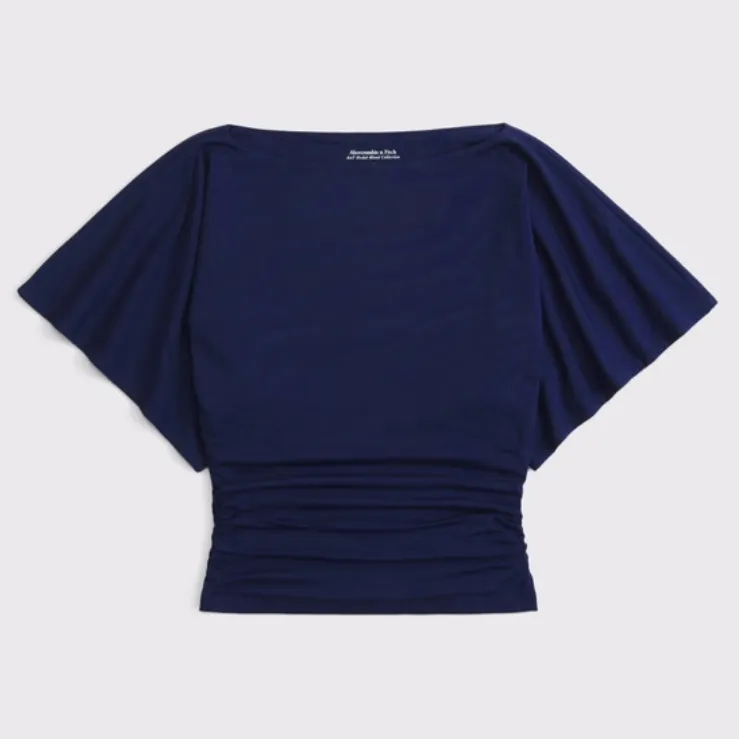 Flutter Sleeve Slash Top