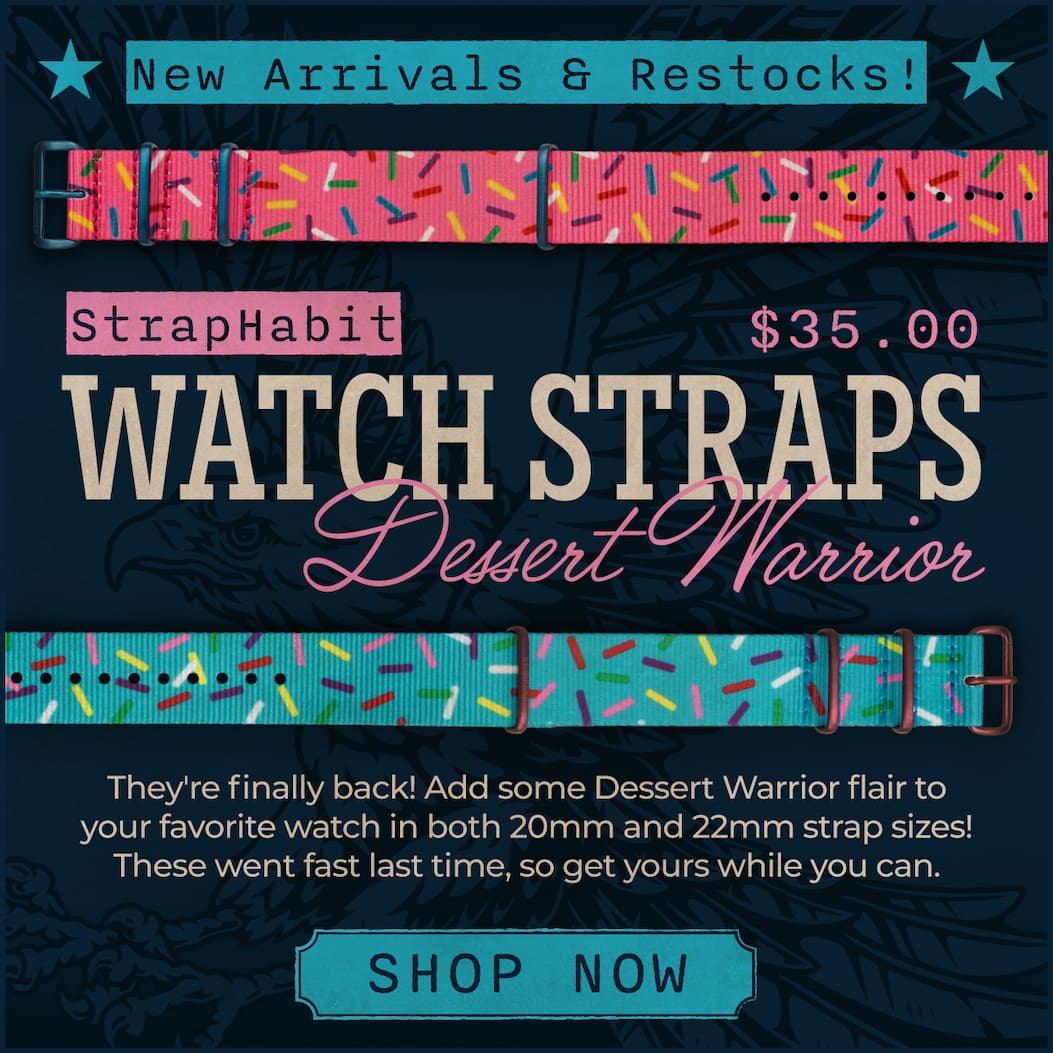 StrapHabit Dessert Warrior Watch Straps