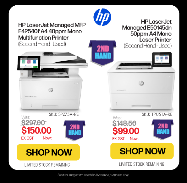 Shop Now 2nd Hand Refurbished HP Printers - Limited Stock