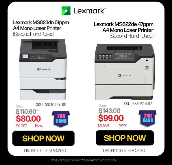 Shop Now 2nd Hand Refurbished Lexmark Printers - Limited Stock