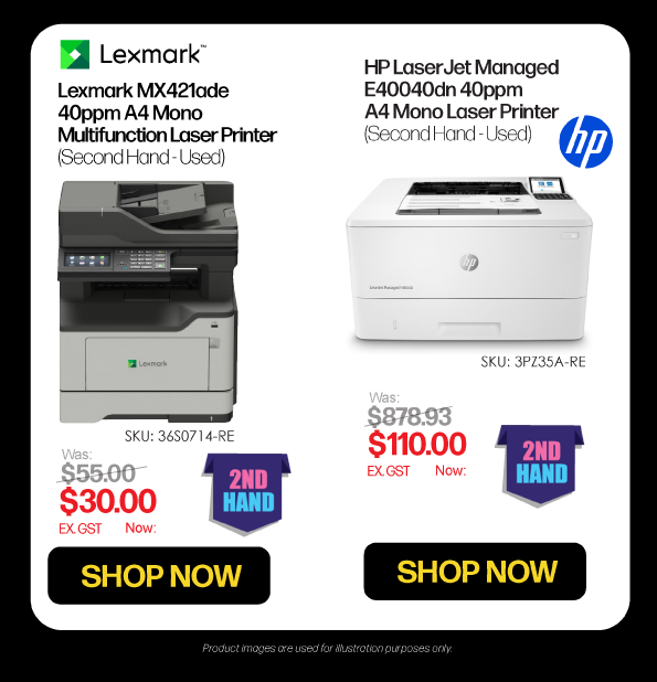 Shop Now 2nd Hand Refurbished Lexmark Printers - Limited Stock