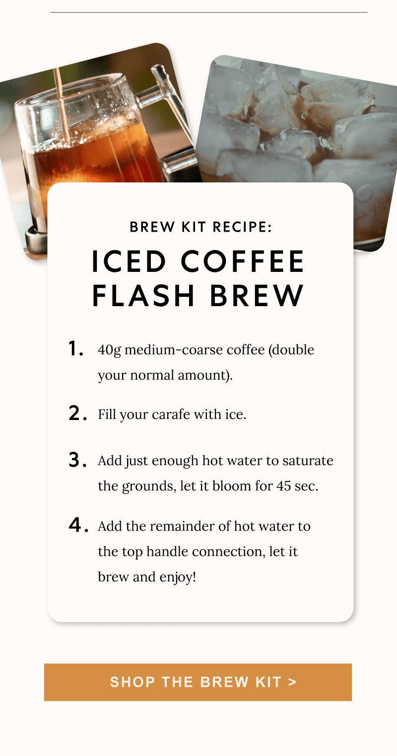 Iced Coffee Flash Brew