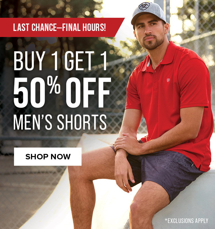 Last Chance! Buy 1 Get 1 50% OFF Men's shorts