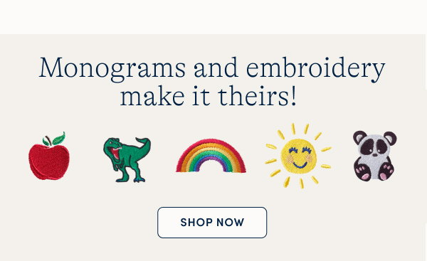 50% off backpacks & lunch boxes