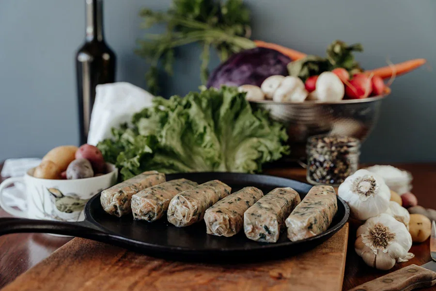 Image of Chicken Feta/Spinach Sausage Links - (5-6 links) 1 lb. pkg