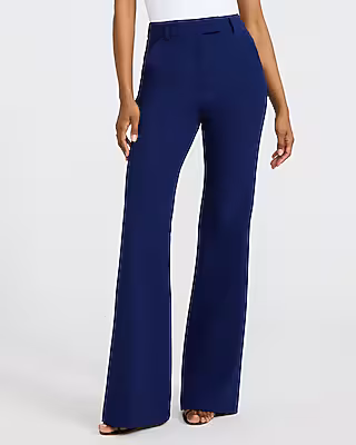 Editor Studio Stretch Twill High Waisted Slim Flare Pant