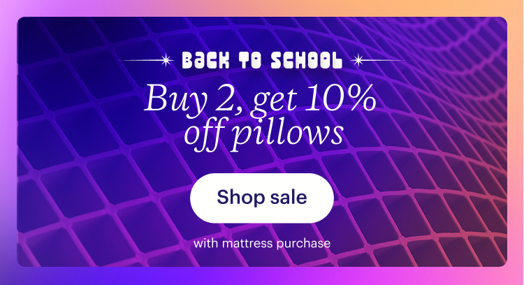 Buy 2, get 10% off  pillows