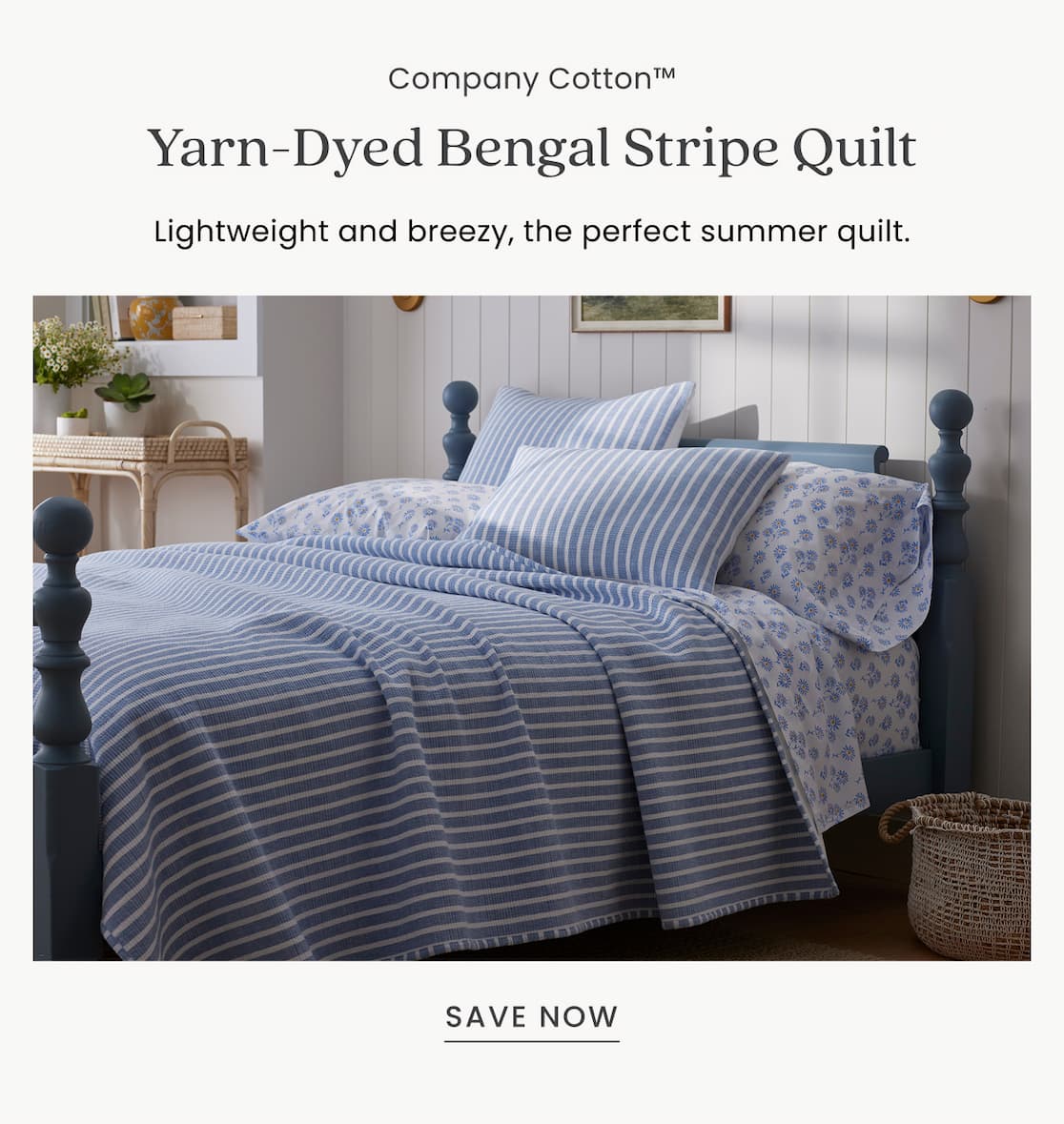 YD Bengal Stripe Quilt