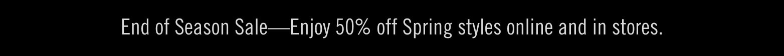 END OF SEASON SALE
