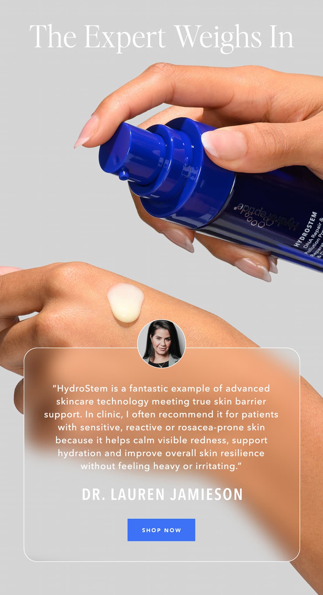 HydroStem Serum - Dr. Lauren Jamieson weighs in