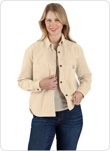 Women’s Montana Rugged Flex® Duck Overshirt