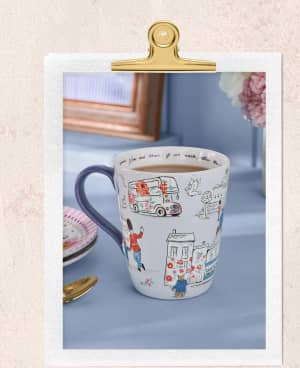 Cath Kidston Paddington Goes To Town Mug