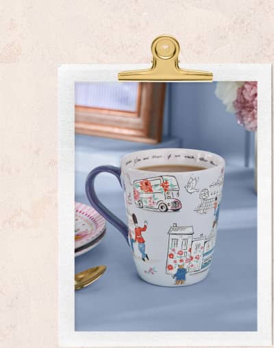 Cath Kidston Paddington Goes To Town Mug
