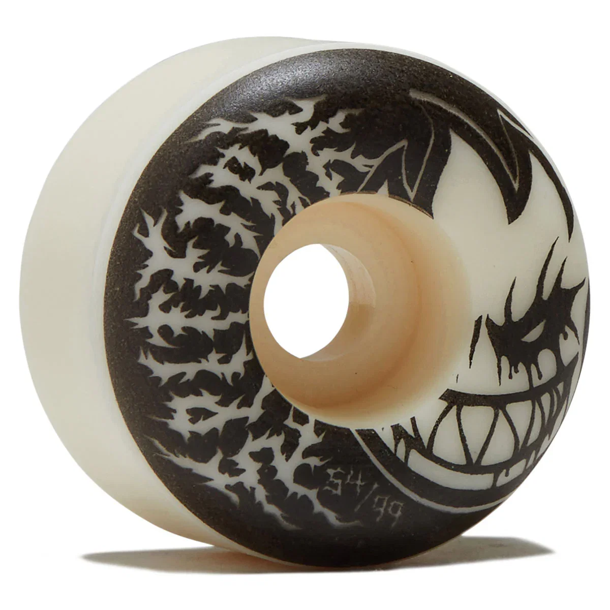 Image of Spitfire F4 99d Deathmask II Bighead Radial Full Skateboard Wheels - Glow - 54mm
