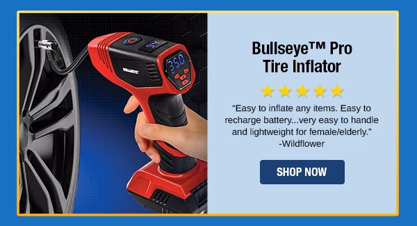 Bullseye™ Pro Tire Inflator