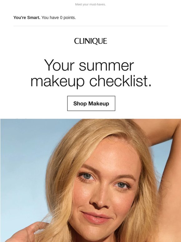 Easy summer makeup.