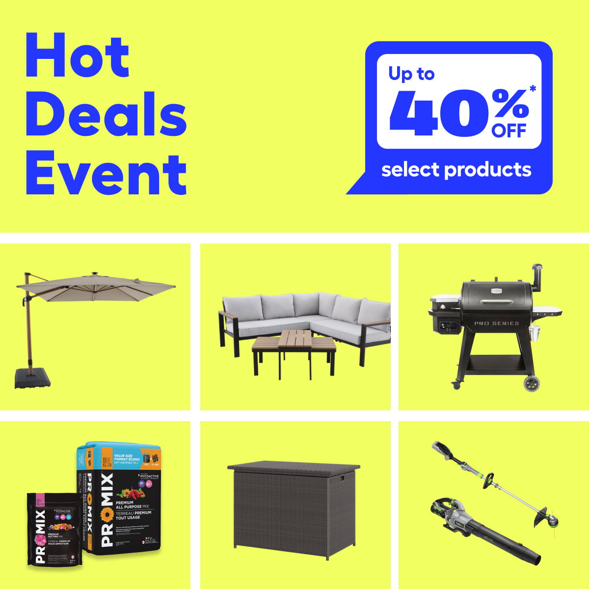 Up to 40% off select products