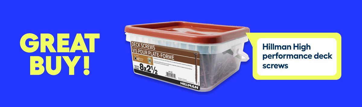 High performance deck screws