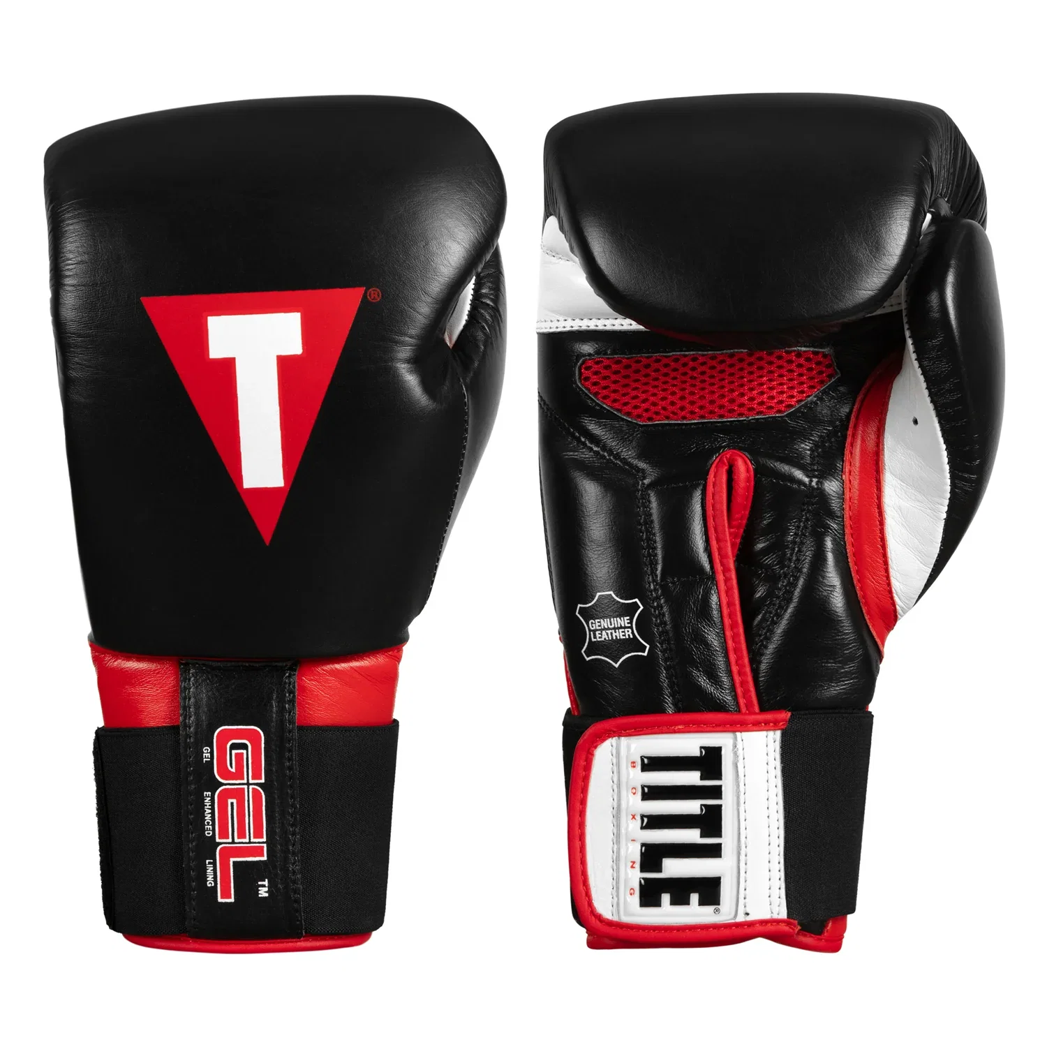 Image of TITLE BOXING GEL GENERATION LEATHER BAG GLOVES