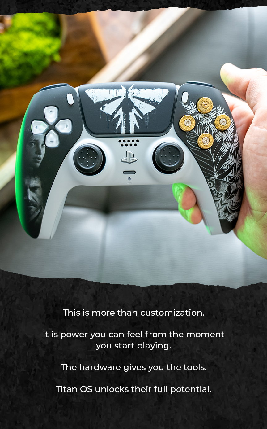 moddedzone | The Ultimate Mod Pack brings together advanced performance features that help you get more from every match, including Rapid Fire, adjustable mods, and customizable controls that let you fine tune your setup to the way you play.  With Titan OS, you can adjust your settings, save game profiles, and make changes without complicated button combinations. Everything is designed to give you more control and a smoother experience.  It is not about changing the game. It is about getting more out of your controller. When every match comes down to small moments, the right setup can make all the difference.