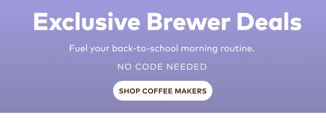 Exclusive Brewer Deals