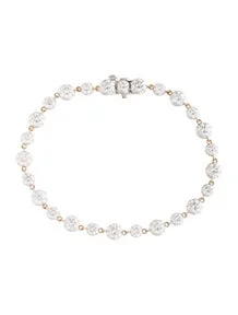 Carat Atelier 14K 6.89ctw Lab-Grown Diamond Link Bracelet