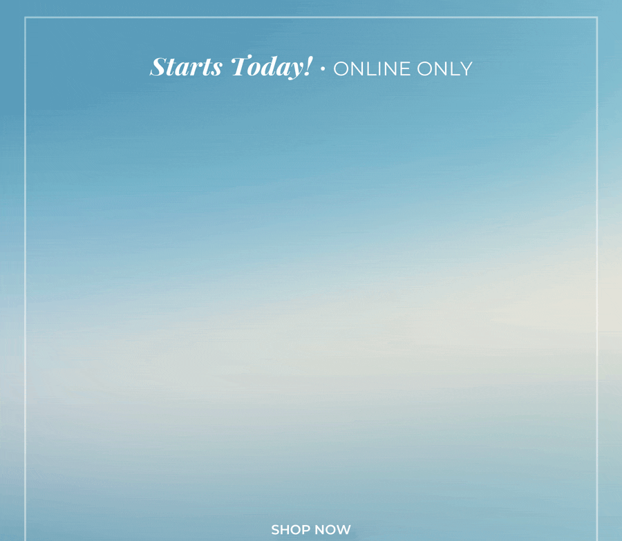 Starts Today, Online Only. Cyber Summer 25-80% Off Entire Site