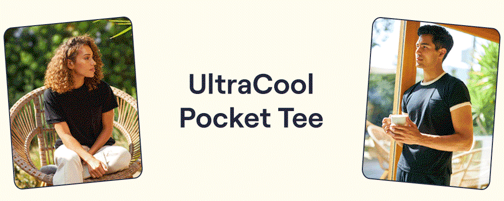 Images of the varying Slumber Cloud UltraCool loungewear items