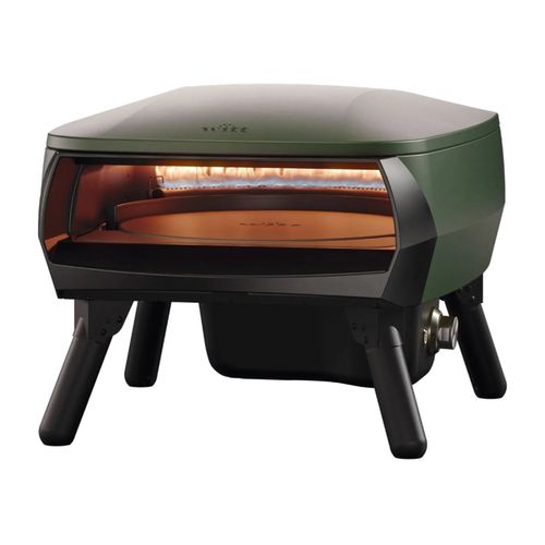 Witt PICCOLO-ROTANTE-GREEN 13inch Gas Pizza Oven Rotating Stone Black