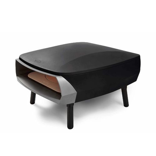 Witt ETNA-ROTANTE-BLACK 16inch Pizza Oven 15-minutes Pre-Heat Rotating Stone