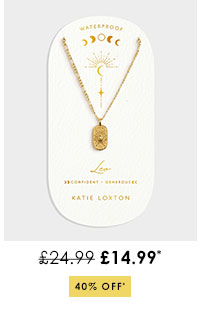  'Leo' Waterproof Gold Zodiac Necklace