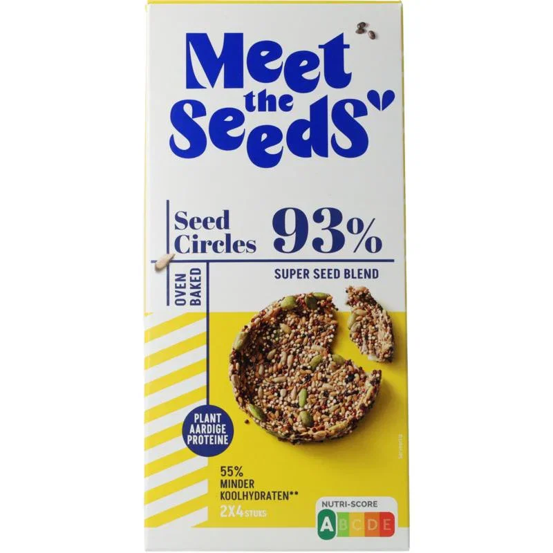 Image of Meet the Seeds Seed Circles - cracker met 93% zaden bio