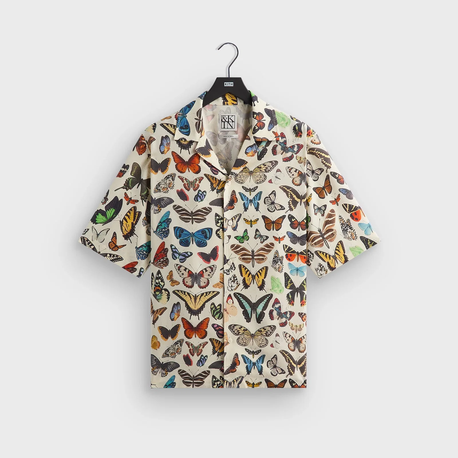 Image of &Kin Butterfly Archive Thompson Camp Collar Shirt - Sandrift